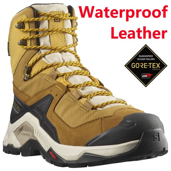 Brand New Salomon Men's Quest 4 Element GORE-TEX Hiking Shoes - Waterproof - Picture 1 of 8
